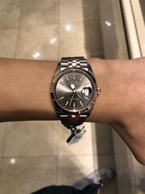 small wrist rolex|rolex datejust 36 or 41.